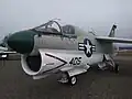 A-7D Corsair II after being re-painted as an A-7E from VA-25