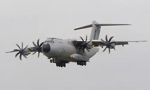 Large military transport plane