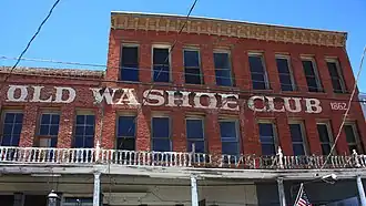 Old Washoe Club, 1862