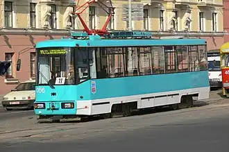 AKSM-60102 - second-generation tram in Minsk