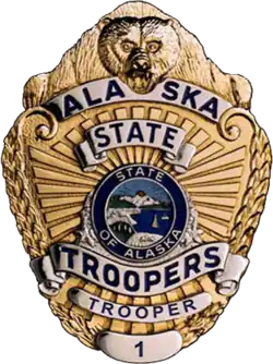 Badge of the Alaska State Troopers