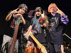 Asterism in 2023. (L-R): Hal-ca, Miyu, and Mio