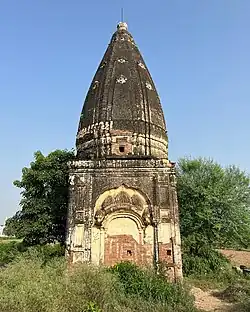 A pre-partition era Hindu temple on the outskirts of Sanghoi