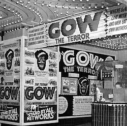 A theater showing of Gow the Headhunter (aka Gow the Killer, Gow the Terror, Cannibal Island)