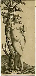 F. Best after Marcantonio Raimondi, Adam and Eve, 19th century, engraving, Department of Image Collections, National Gallery of Art Library, Washington, DCFile:Michiel Coxie - Original Sin - WGA05581.jpgOriginal Sin, by Michiel Coxie