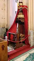Throne of Haile Selassie and his wife Menen Asfaw