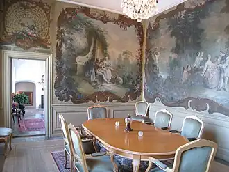 The eastern part with the long wall