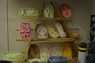 Soap carving assortment in Mexico