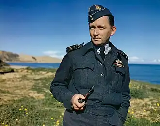 Air Chief Marshal Sir Arthur Tedder wearing war service dress