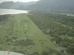 View of the old landing strip in 2014.