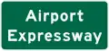Airport Expressway sign