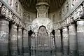 Ajanta Caves cave with chaitya