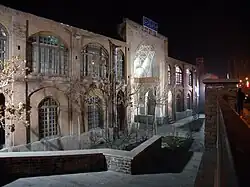 The mosque at night