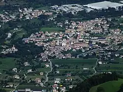 Aerial view of Alano di Piave