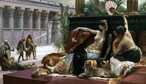 Cleopatra Testing Poisons on Condemned Prisoners (1887), by Alexandre Cabanel[214]