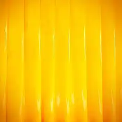Cover art featuring a yellow curtain