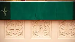 Altar at Zion Lutheran Church in Fredericksburg, Texas
