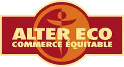 Alter Eco company logo: "Alter Eco, French: commerce equitable