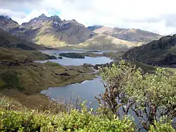 Laguna de Atillo in the Guamote Canton, Sangay National Park