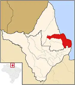Location in Amapá State