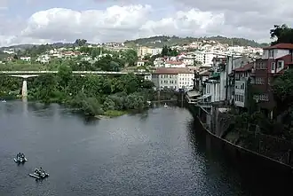 Amarante on the bank of the Rio Tâmega.