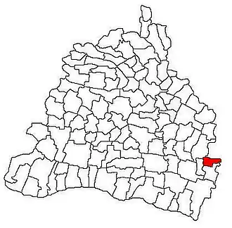 Location in Dolj County
