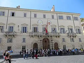 Spanish embassy to the Holy See and the Sovereign Military Order of Malta in Rome, Italy.