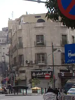 Building in the location of the first municipality building