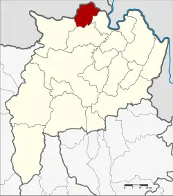 District location in Chiang Rai province