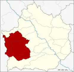 District location in Kamphaeng Phet province
