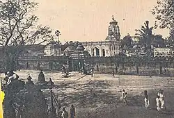 An old photo of Shri Shri Hari Baladev Jew bije temple, Baripada