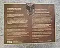 National Aboriginal Veterans Monument plaque