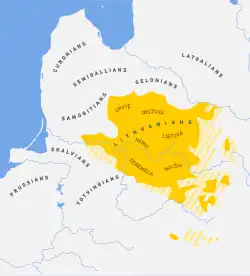 Image 71Eastern Old Lithuanians and their lands in the 11th–12th centuries (from Grand Duchy of Lithuania)