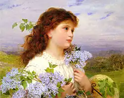 The Time of the Lilacs, by Sophie Gengembre Anderson