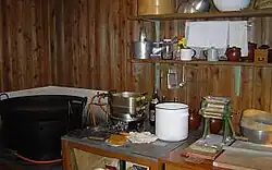 Recreation of Ando's workshop at the Instant Ramen Museum