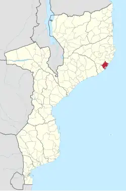 Location in Mozambique