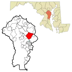 Location of Arnold, Maryland