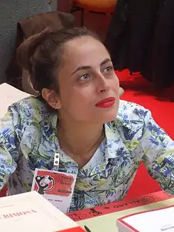 Anne Berest at the Brive-la-Gaillarde book fair in 2010