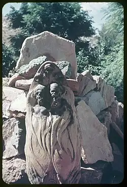 Photograph of sculpture taken in 1957 or 1958
