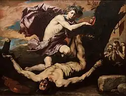 Apollo and Marsyas by Jusepe de Ribera, Collezione d'Avalos.