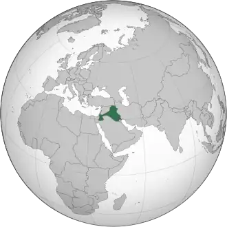 Location of Arab Federation
