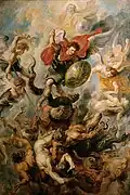 St. Michael and fallen angels, Rubens, 17th century