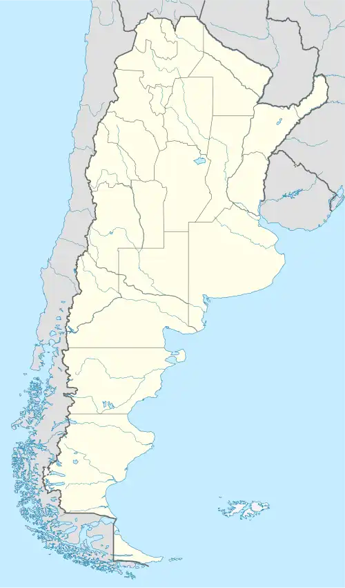 Capitán Bermúdez is located in Argentina