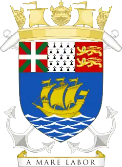 Coat of arms of Saint Pierre and Miquelon