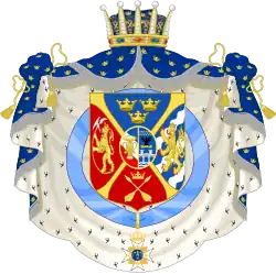 Arms of Prince August from 1831 to 1844