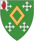 Arms of Thornycroft of Milcomb[1]