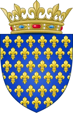 Arms of the Kingdom of France.
