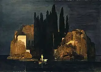 Arnold Böcklin – Die Toteninsel I, 1880 (Kunstmuseum Basel)