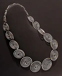 Spiral necklace by Art Smith (c. 1958)