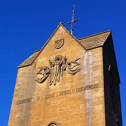 Relief sculpture of the Ascension by Farmer & Brindley, London.